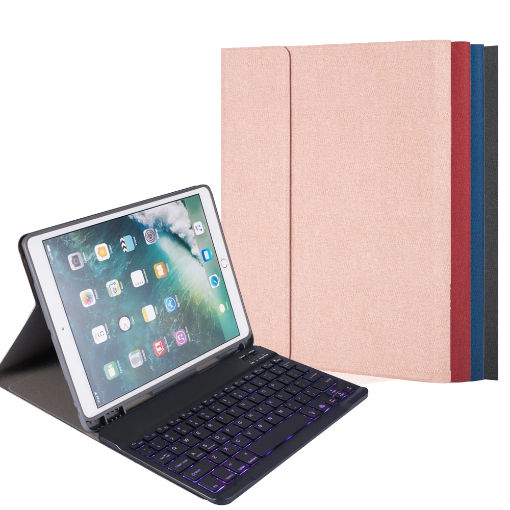 Bluetooth клавиатура для iPad Air 10 5/Air 3 Pro 5 2019 дюймов светящаяся подсветка искусственная
