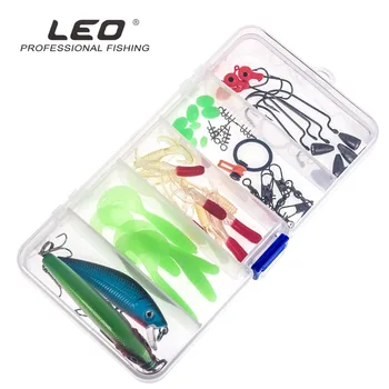 

52PCS/Box Hot Sale Fishing Lure Kit Fishing Accessories Set Fish Hook Float Lead Sinker Fishing Tackle Pesca
