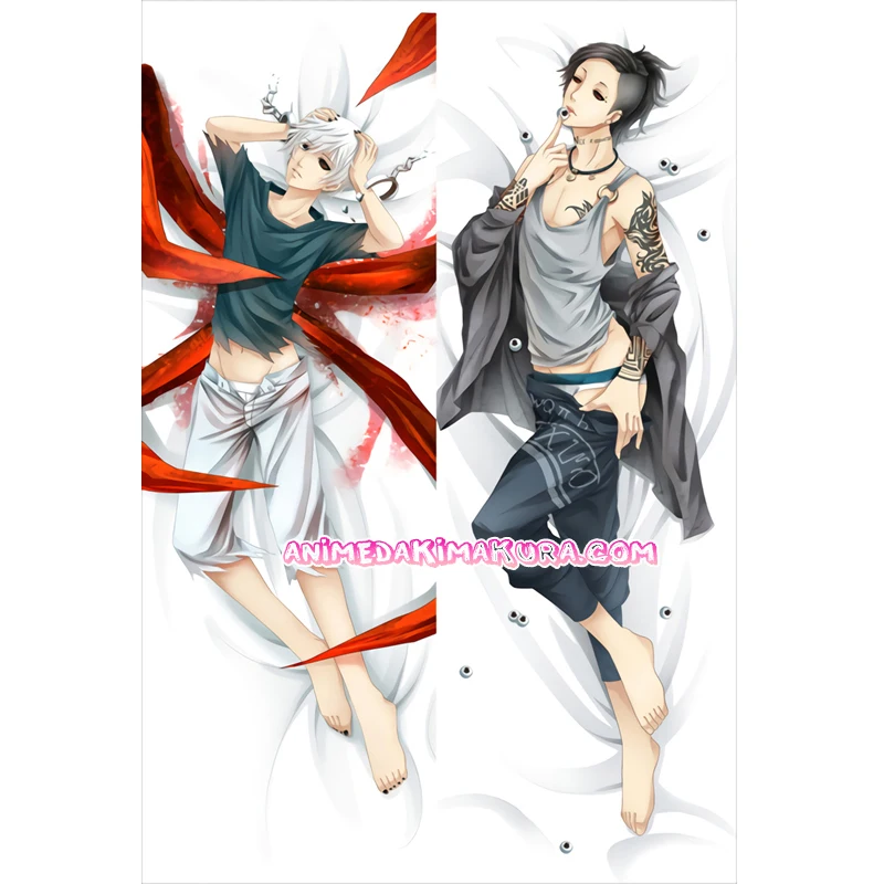 Чехол для подушки Tokyo Ghoul Dakimakura Ken Kaneki Uta аниме Обнимание тела|Наволочка| |