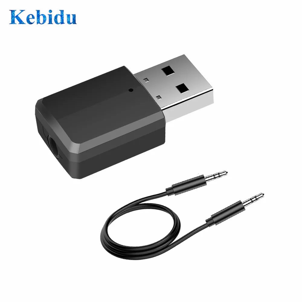 Bluetooth приемник KEBIDU передатчик 3 5 мм аудио AUX адаптер V5.0 стереозвук музыкальный