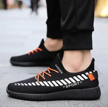 

New Men's Shoes Trend Fashion Men's Casual Sports Shoes Comfortable & Breathable Korean Version of Running Shoes Low-top Shoes