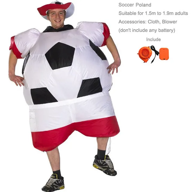 Italian Foot ball Inflatable Costumes Italy Soccer ball Costume