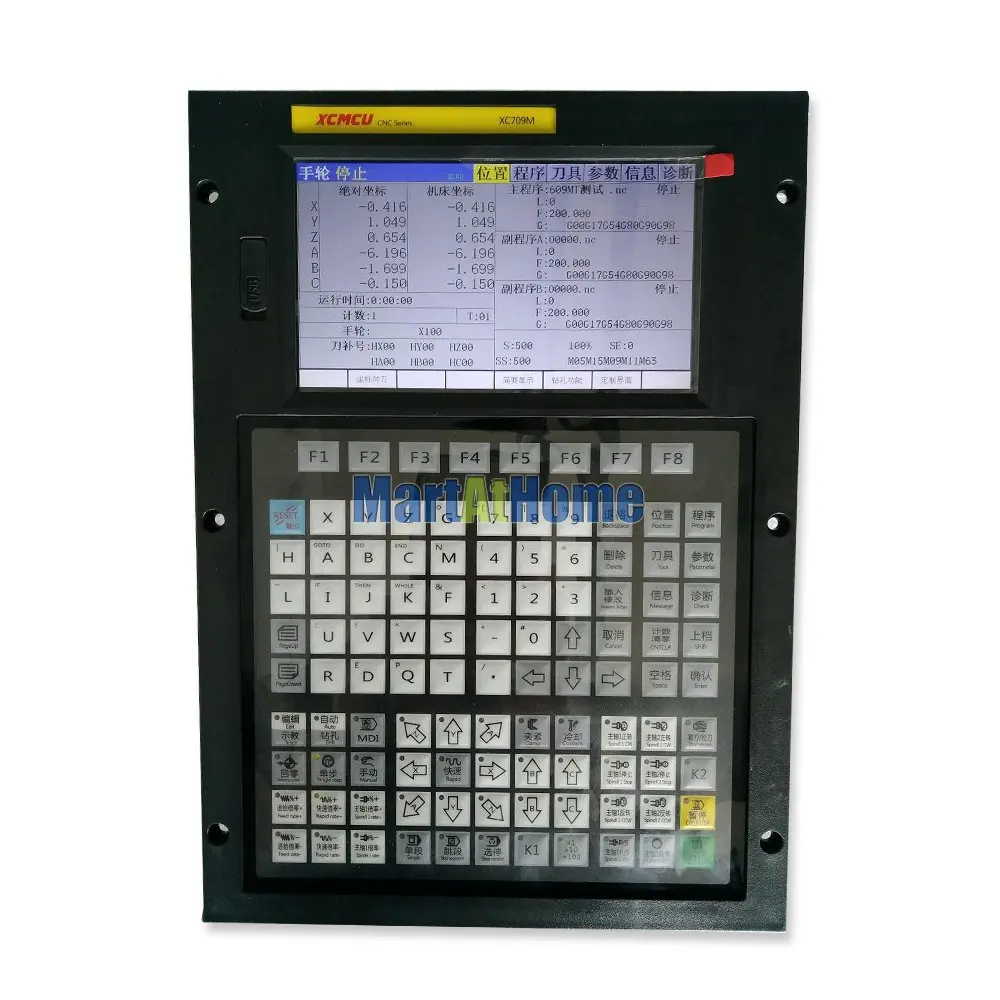 XC709M 3 ~ 6 осей USB ЧПУ система управления движением FANUC G code поддержка работы в