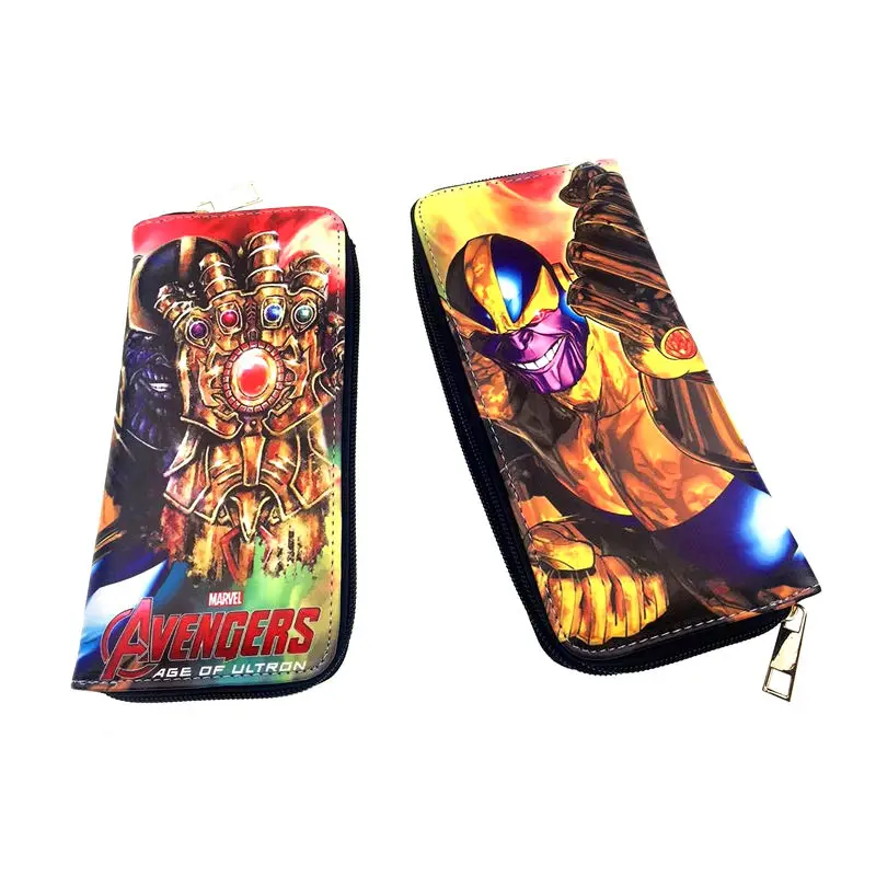 

Cartoon wallet hero character many models long zipper wallet