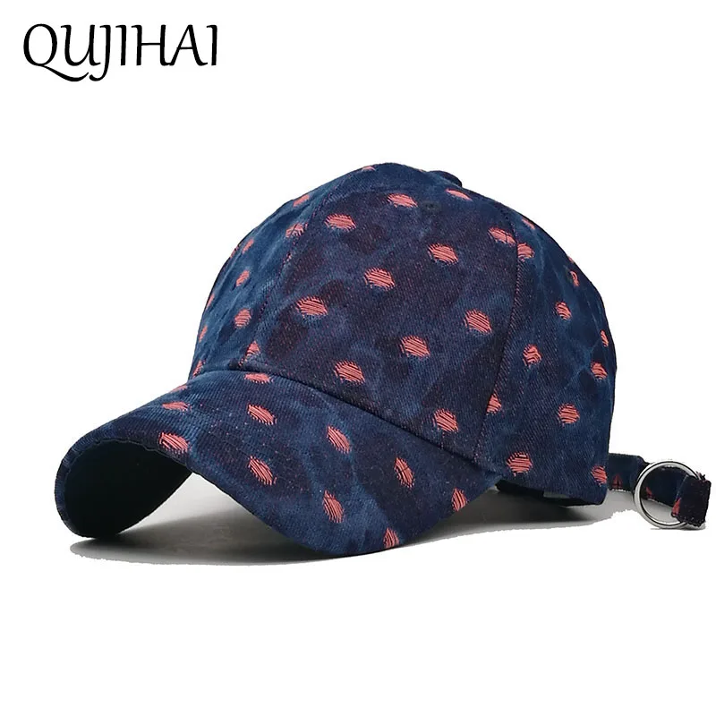 Qujihai модные Бейсбол Кепки бренд флэш-облегающий Hat регулируемый Snapback Кепки Для женщин Для мужчин Gorras кость ОММ