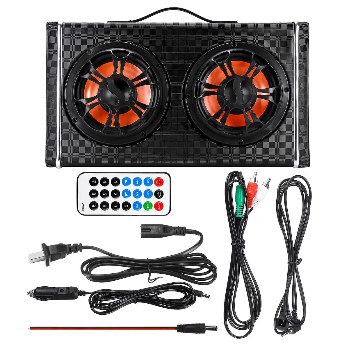 6 pulgadas DC 12 V/24 V inalámbrico bluetooth coche estéreo amplificador Subwoofer altavoz AC 100-240 V altavoces de Radio FM de Audio para el hogar 6 pulgadas DC 12 V/24 V inalámbrico bluetooth coche estéreo amplificador Subwoofer altavoz AC 100-240 V altavoces de Radio FM de Audio para el hogar