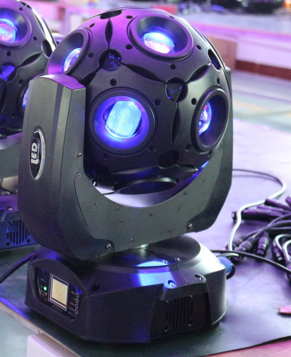 New Dj Light 12 Led Eyes RGBW Moving Head Beam Light Magic Ball