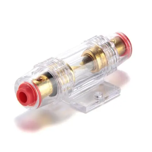 

2015 Hot 4/8 Gauge Fuse Holder Fuse Holder 80A Car Audio Part Electronics