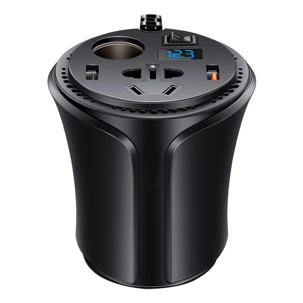 

Car Inverter Vehicle Power Supply Adapter Interface Multifunction Charging Socket 12V to 220V Dropship 7.6