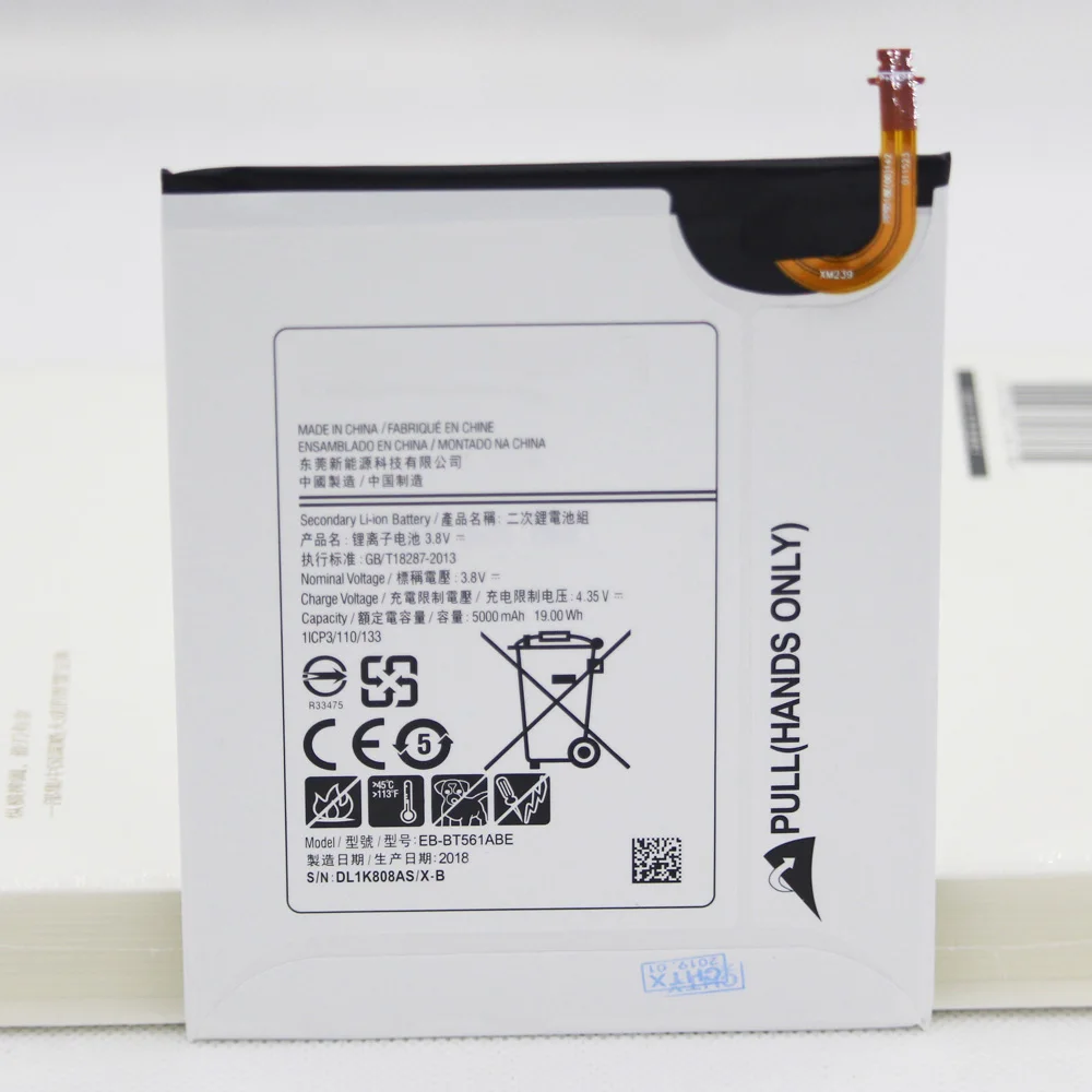 10 шт./лот 5000 мАч EB BT561ABE батарея планшета для Samsung GALAXY Tab E T560 T561 SM BT561ABE|Аккумуляторы
