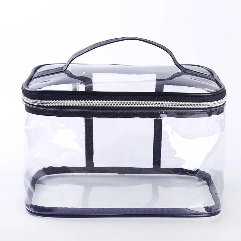 JHD-4Pcs/лот из прозрачного ПВХ косметичка дорожная сумка для путешествий, комплект с надписью «розовый», Красота Чехол макияж Чехол косметолог Vanity Nec