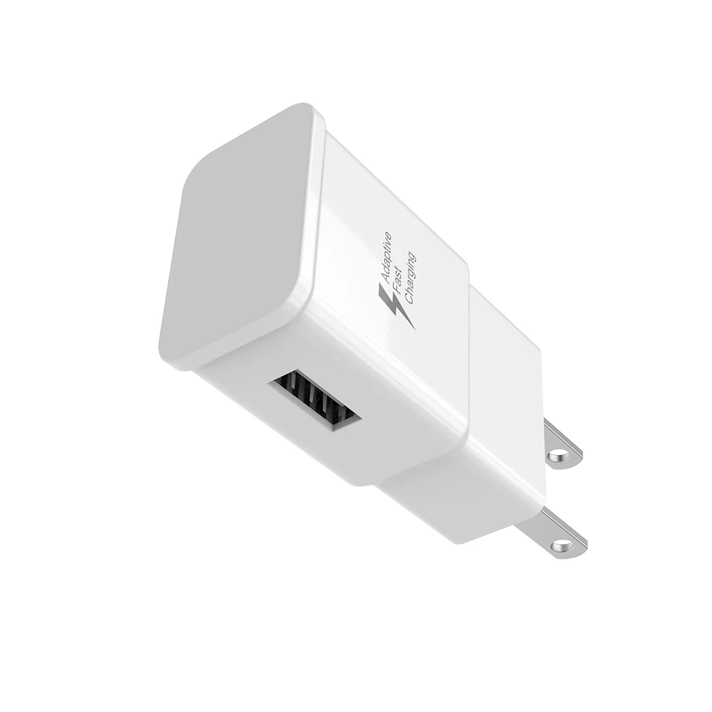 Free cable Galaxy S7 S8 S9 Fast Chrger Quick Charge EU US Plug Wall Travel Adapter QC 3.0 9V 1.67A & 5V 2A For Samsung S6 Edge (8)