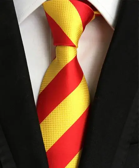 Новые Классические шелковые мужские галстуки на шею Галстуки 8 см клетчатые полосатые галстуки для мужчин деловые роскошные свадебные галстуки Gravatas - Цвет: LUD 31