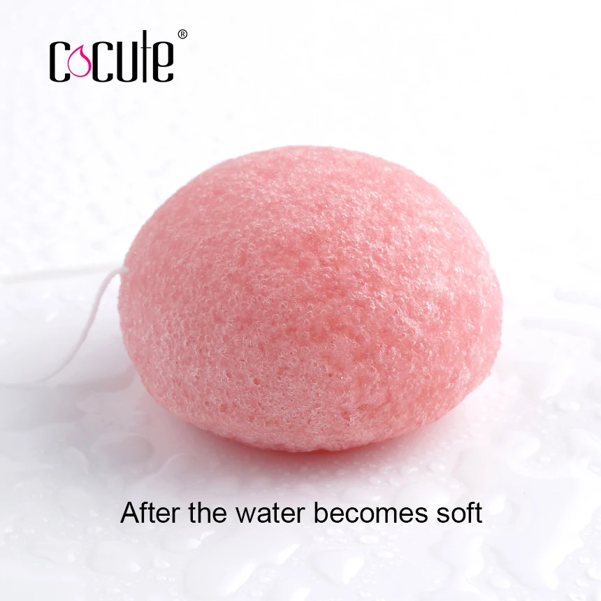 Cocute إسفنجة كونياك الجمال أساسيات 100% eponge الطبيعي [كونجك] نفخة الوجه نظافة المسام غسل الإسفنج الوجه العناية بالبشرة أدوات