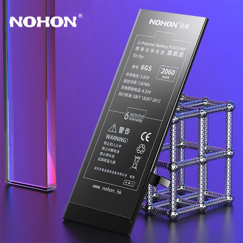 Оригинальный NOHON аккумулятор для iPhone 6 S 2060 мАч сменная батарея большой емкости