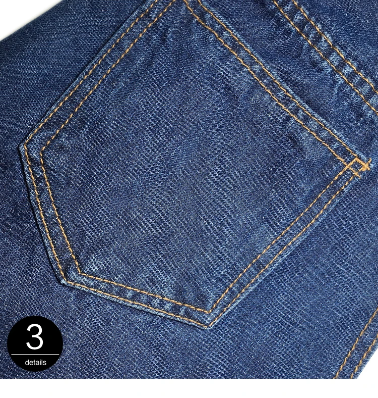 [EAM] New Spring Fashion High Waist Patchwork Hit Color Detachable Blue Jeans Straight Denim Pants Women SC08