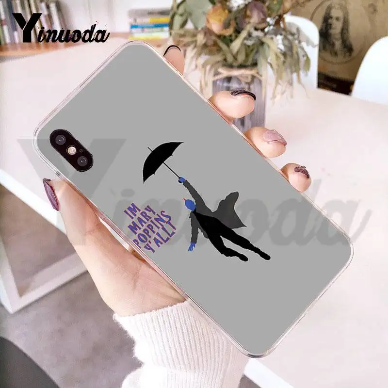 Yinuoda Mary Poppins Coque Shell аксессуары для телефонов Чехол для iPhone 8 7 6 6S Plus X 10 5 5S SE XS MAX XR11 11pro 11promax - Цвет: 8