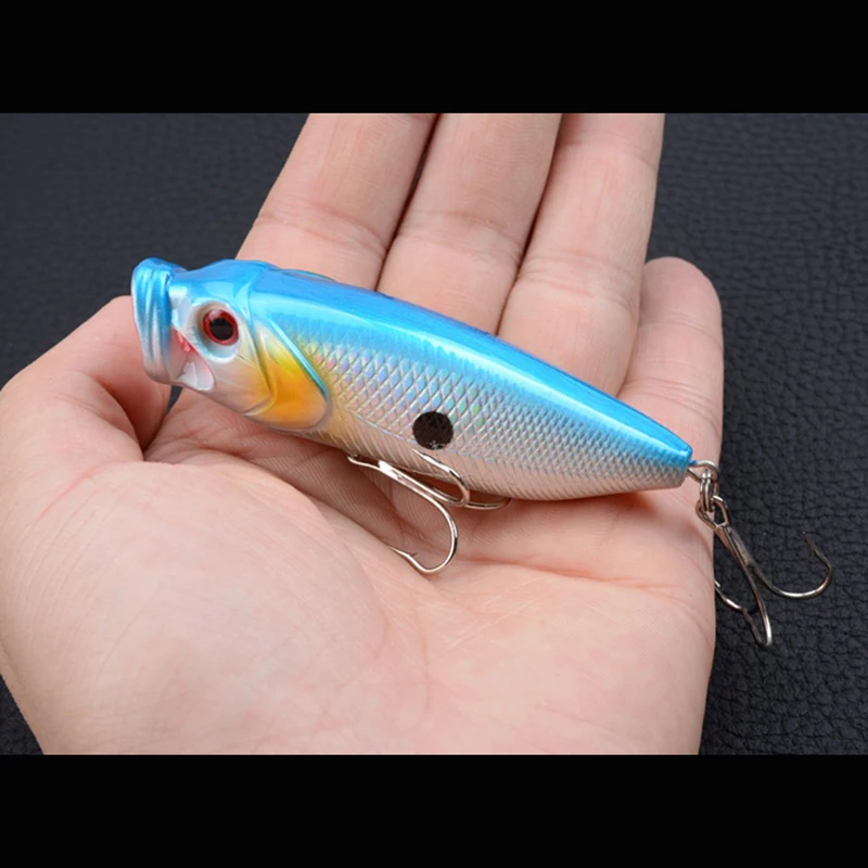 1pcs 8cm 14g 4 Colors 6# Hook Environmental protection paint ABS Plastic Fish Type 3D eyes Fishing Bait Sea Lure | Спорт и