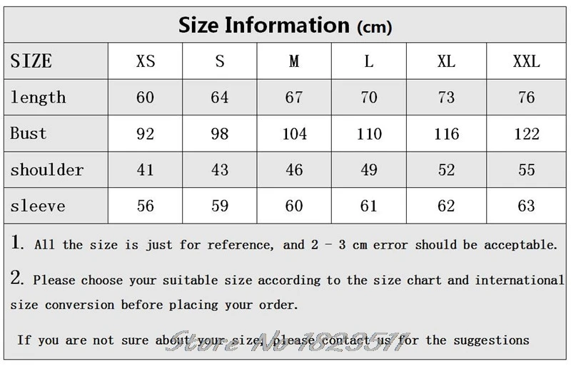 large moletom com capuz size chart