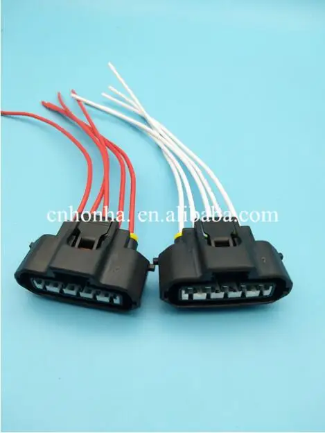 

2pcs/lot 5 Pin/Way New MAF Mass Air Flow Sensor Connector Plug With Cable Wire Pigtail For Lexus IS300 GS300 90980-11317