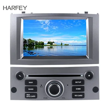 

Harfey Android 8.0 4GB RAM 32GB ROM 8-core GPS Navigation system Car Stereo CD DVD Player for Peugeot 407 2004-2010 car radio