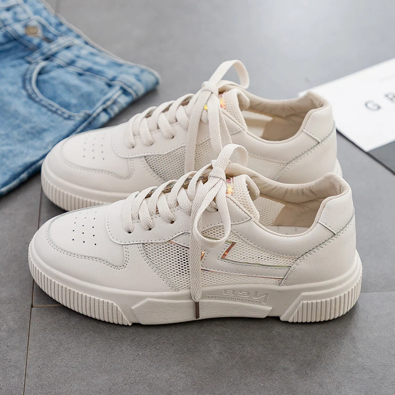 

White Sneakers Women Vulcanize Shoes Breathable Women Casual Sneakers Women Shoes Women Flats Sneakers Shoes Tenis Feminino