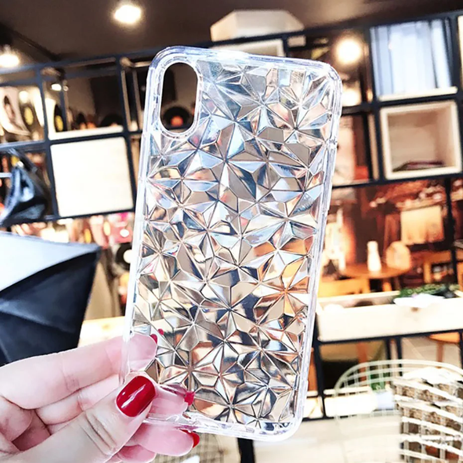 MOUSEMI For iPhone 6 Case Girls Glitter Luxury Soft Silicone Shockproof Clear Transparent Case For iPhone 8 6s 6 Plus 7 X Cover (1)