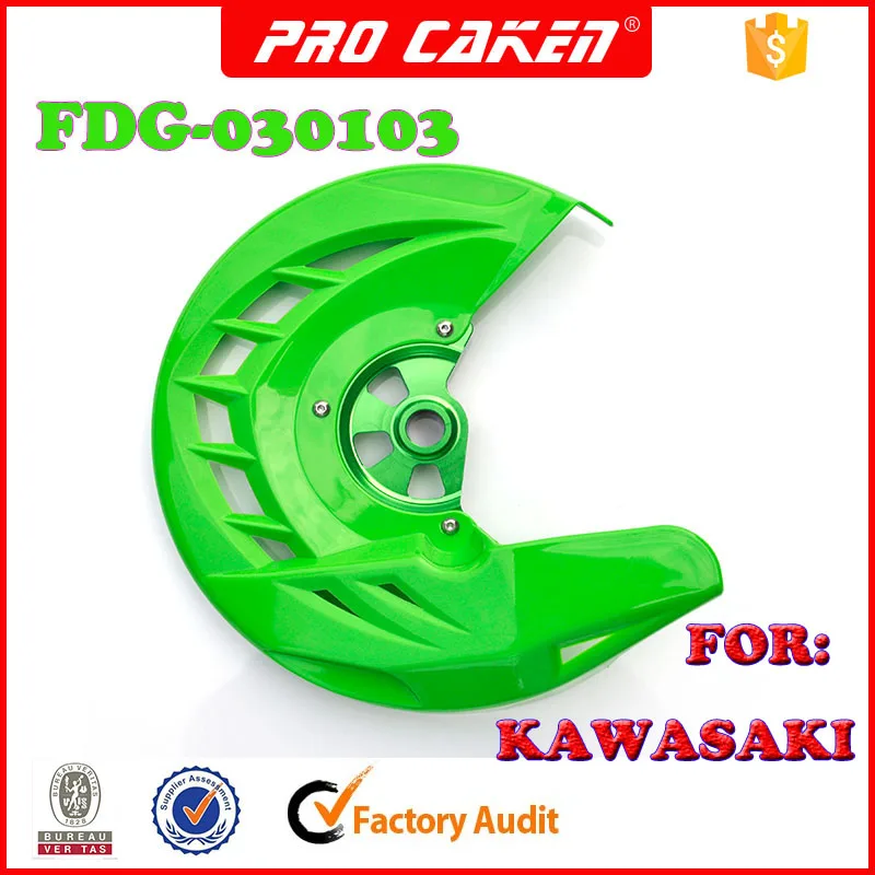 Front Disc disk Cover guard with Mounting Kit forKAWASAKI KX250F KX450f