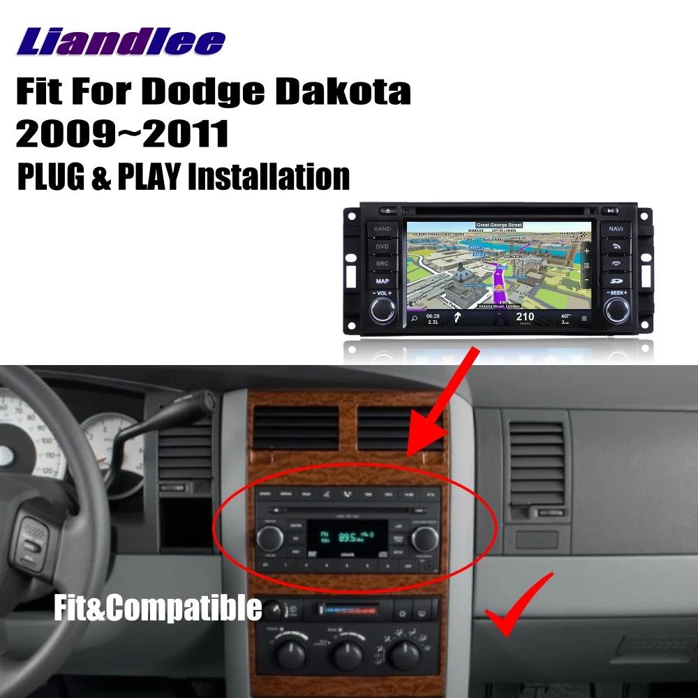 Excellent Liandlee Android Car For Dodge Durango 2008~2010 Radio DVD CD Player GPS Navi Navigation Maps Camera OBD TV Screen Multimedia 3