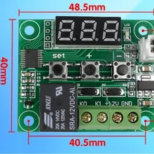Контроль температуры переключатель DC12V цифровой Температура отопления охлаждения термостат-50-110