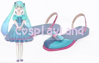 

Vocaloid Hatsune Miku Gatebox Cosplay Costume Shoes Halloween Party Custom Made for Adult Women Shoes Accessories