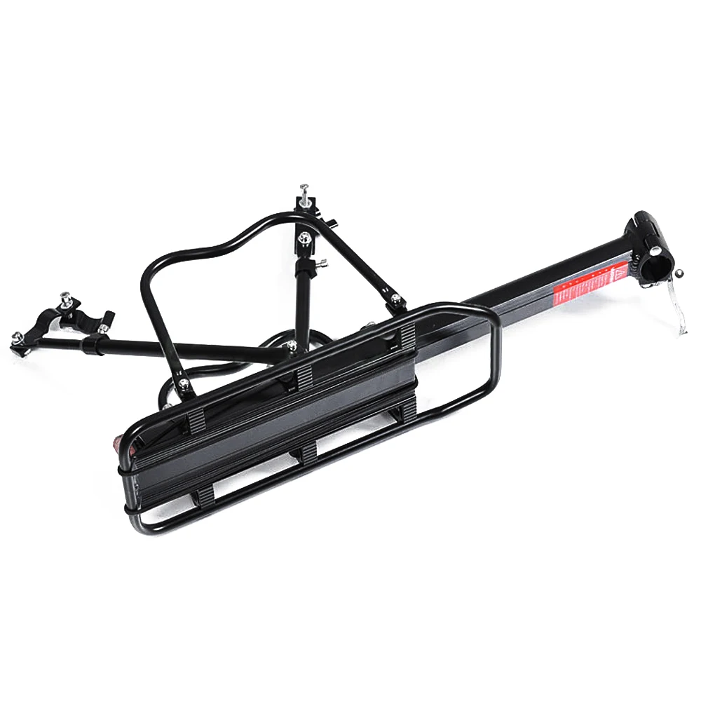 Cheap Black Bike Bicycle Quick Release Luggage Seat Post Pannier Carrier Rear Rack Fender