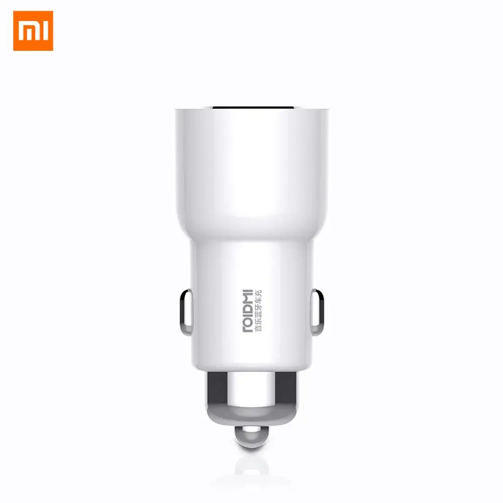 MI Mijia ROIDMI 3S Bluetooth 5V 3.4A автомобильное зарядное устройство музыкальный плеер FM Smart APP для iPhone и Android Smart control mp3-плеер - Цвет: White