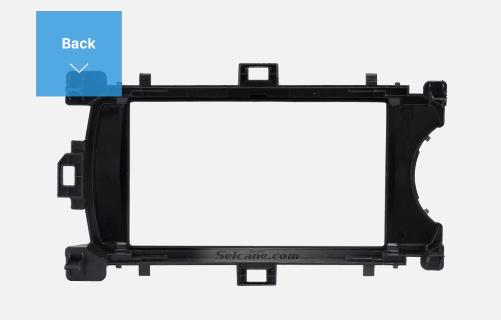 Back Ingenious Double Din 2012 Toyota Yaris Vitz LHD Car Radio Fascia Stereo Dash CD Trim Bezel Audio Cover 