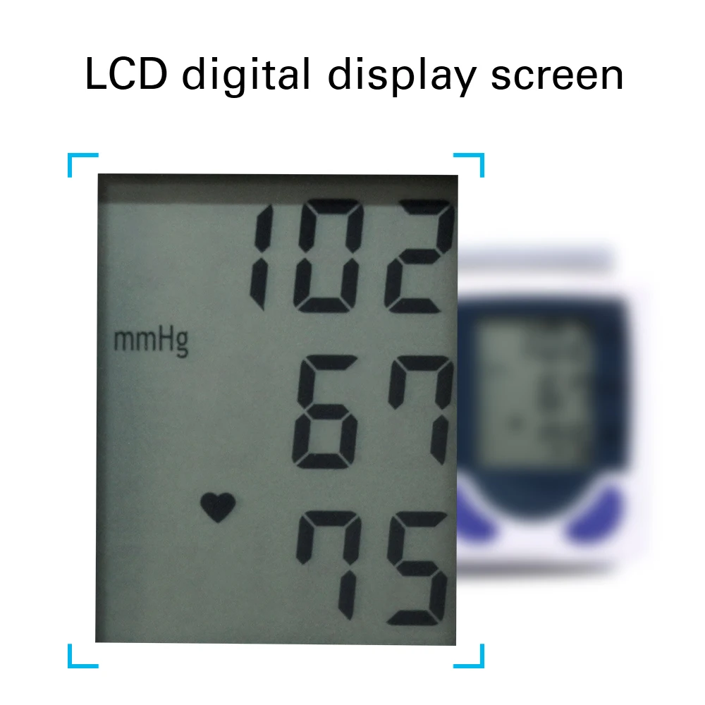 OLIECO электронный запястье кровяное давление монитор цифровой ЖК-дисплей верхний домашний здоровье измерение Automati уход и послепродажное