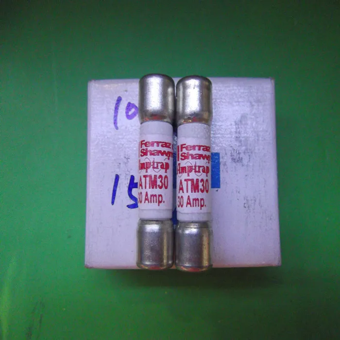 

Free shipping 5pcs ATM 30 Ferraz French Roland 10X38 ceramic fuse / fuse 30A 600V new genuine