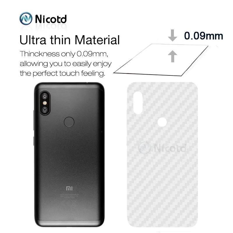  For Redmi Note 6 pro 3D Carbon Fiber Soft Back Film For Xiomi Redmi Note 5 pro 6 6a 5 plus 5A S2  Screen Protector film (7)