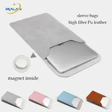 Ноутбук из искусственной кожи для Macbook Air 11 13 12 Pro 13 чехол для ноутбука сумка для женщин и мужчин водонепроницаемый чехол для Macbook Touch bar 15"