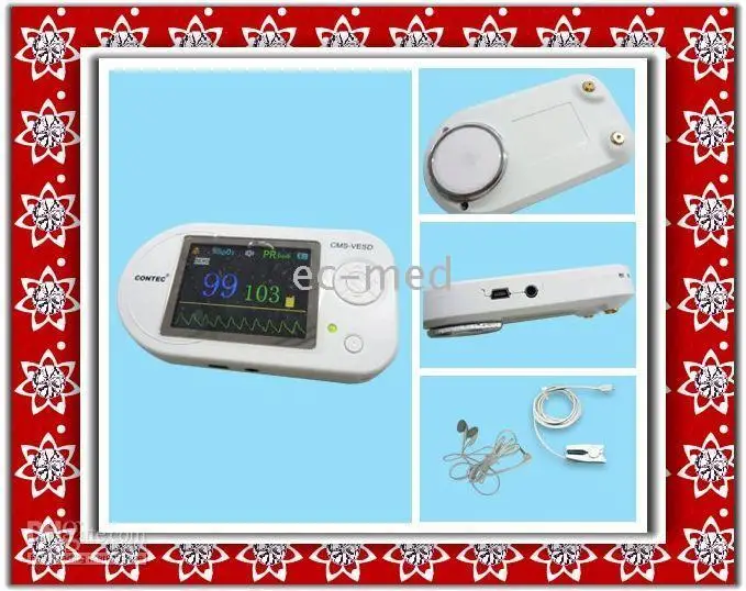 

2 pic Wholesale - -CMS-VESD New Visual Electronic Stethoscope with ECG, PR ,SpO2 ,PC software and review data!48hr Dispatch