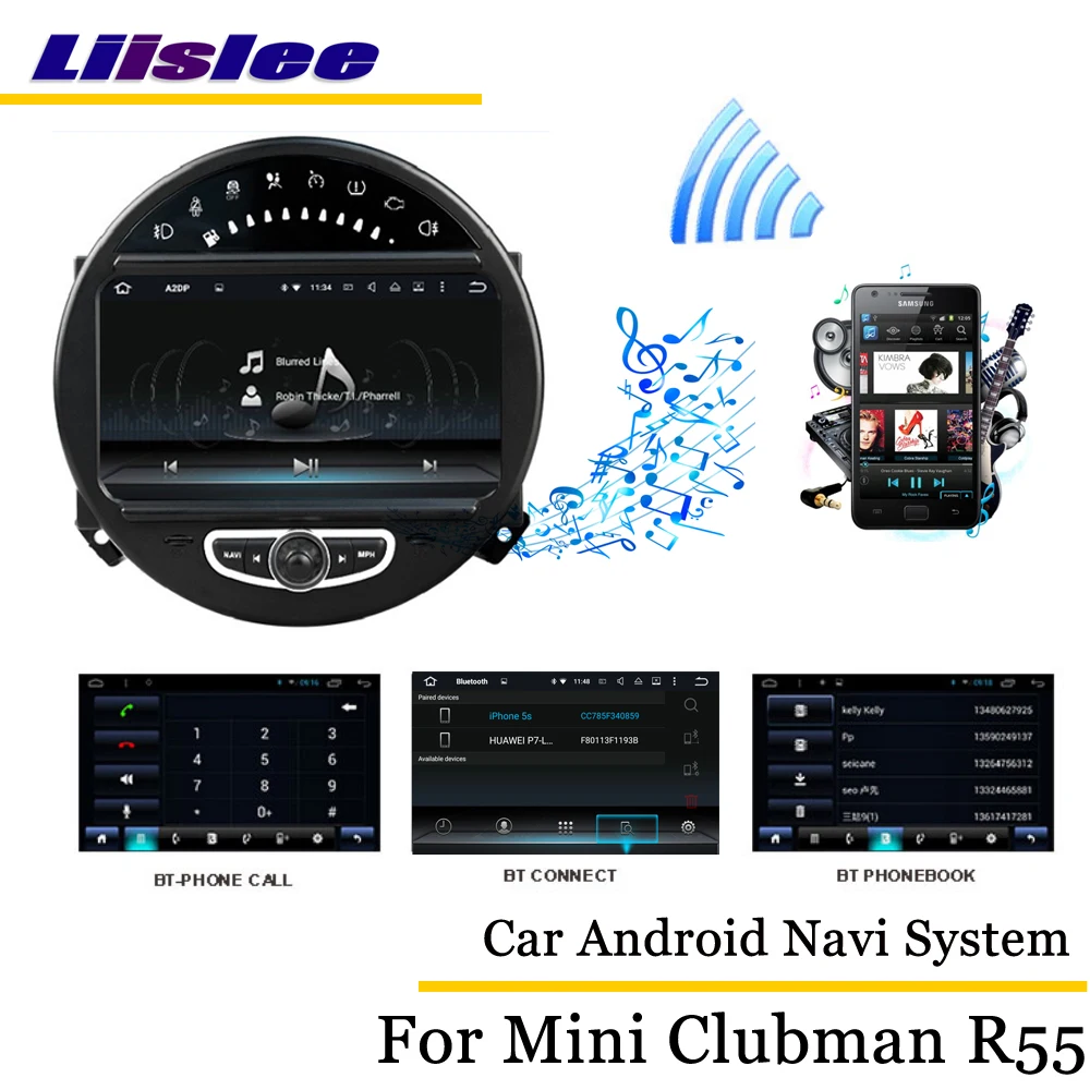 Clearance Liislee Car Android Multimedia For Mini Clubman / Clubvan R55 2007~2014 Stereo Radio Audio Carplay GPS Nav Map Navigation System 5