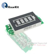 1S 2S 3S 4S одиночный индикатор емкости литиевой батареи 3,7 V синий дисплей тестер мощности литий-ионной батареи для электромобиля 4,2 V