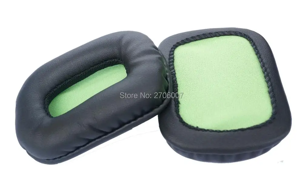 1 Paio Sostituire Le Parti Di Riparazione Del Cuscino In Pelle Dei Cuscinetti Auricolari Per Le Cuffie Mad Catz Tritton Kama Ps4 (Cuffia) Paraorecchie