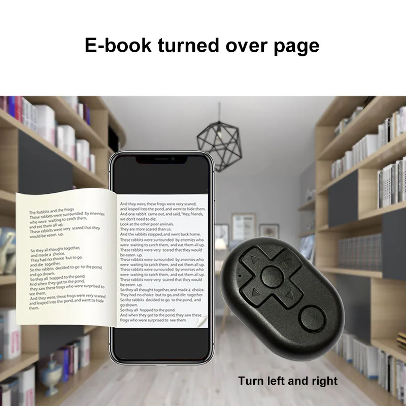 Беспроводная Bluetooth пульт дистанционного спуска затвора Кнопка контроллера для камеры телефона селфи палка ТВ JLRL88
