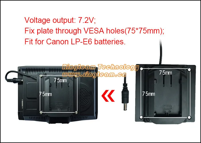 LP-E6 Plate