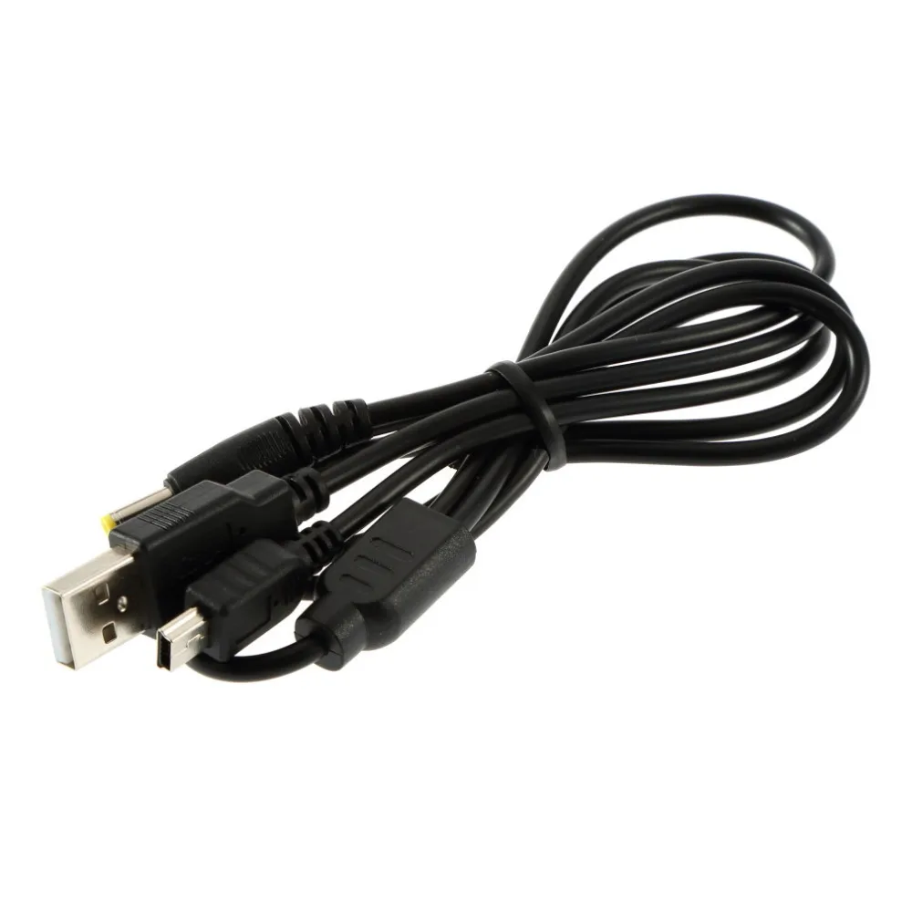 2 in 1 USB Charger Charging Data Transfer Cable for PSP 1000 Series