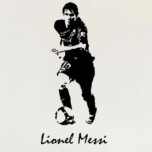Lionel messi barcelona football sport wall art mural vinyl wall sticker soccer poster brand boys room Lionel messi barcelona football sport wall art mural vinyl wall sticker soccer poster brand boys room