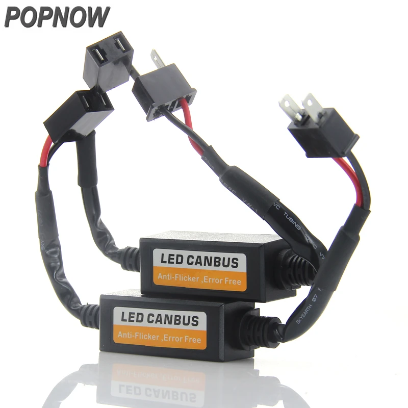 h7 led headlight canbus decoder mobil peringatan canceller kapasitor kesalahan gratis anti flicker resistor 12 v untuk h7 headlamp 6925 2