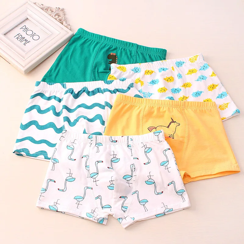 

6 PCS/LOT Kids Baby Boys Panties Children's Shorts Panties Baby Boys Pure Cotton Breathable Boxers Underpants Kids Clothing