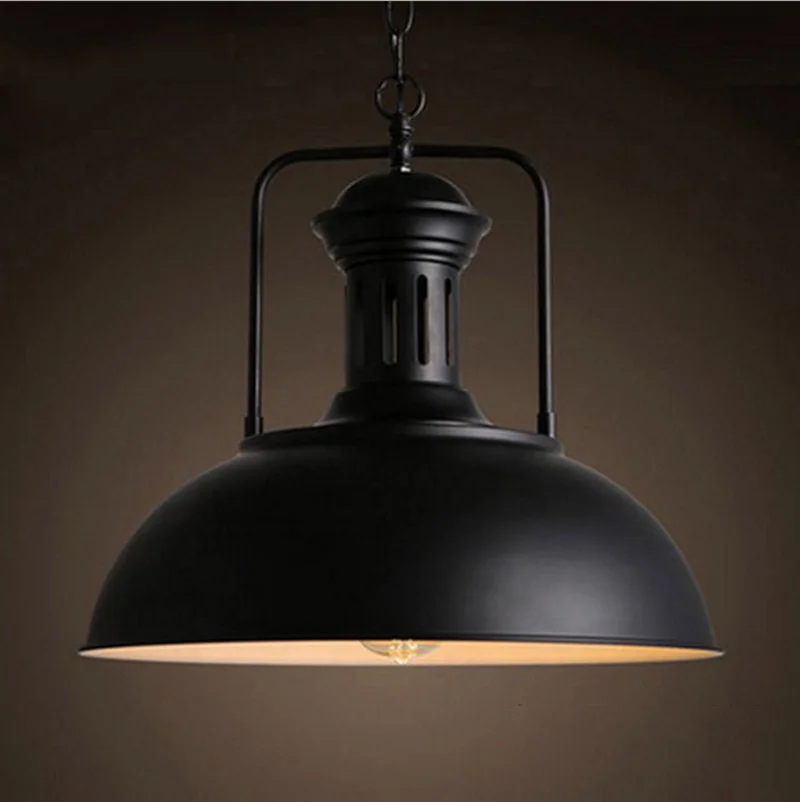 

10pcs/lot Pendant Lamp Industrial Retro Style Iron Art Pendant Light Edison Bulb American Village Lamps Hanging Lamp