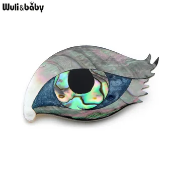 

Wuli&Baby Natural Shell Eye Brooches Beautiful Classical Eyes Banquet Broche Weddings Brooch New Year Christmas Gifts